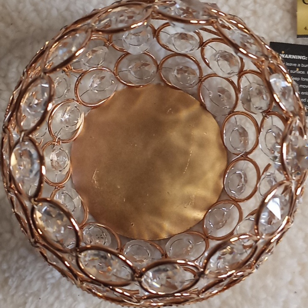 NWOT Crystal Candle Holder - Picture 3 of 7